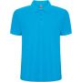 Pegaso Premium short sleeve men's polo, Turquois