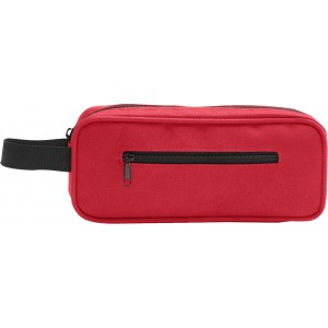 Nylon pencil case Iago, red (Pen cases)