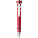 Pen shaped screwdriver, red (4853-08)