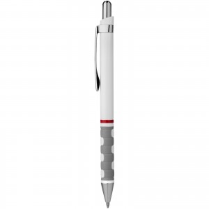 Tikky ballpoint pen with wavy grip, White (Pencils)