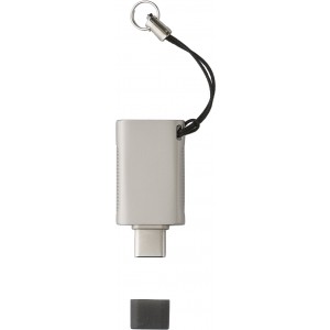 Zinc alloy USB stick Marigold, silver