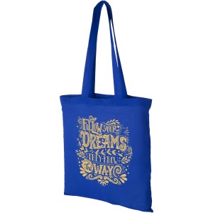 Peru 180 g/m2 cotton tote bag 7L, Royal blue (cotton bag)