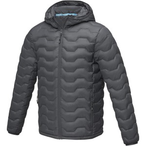 Petalite men's GRS recycled insulated down jacket, Storm grey (Jackets)