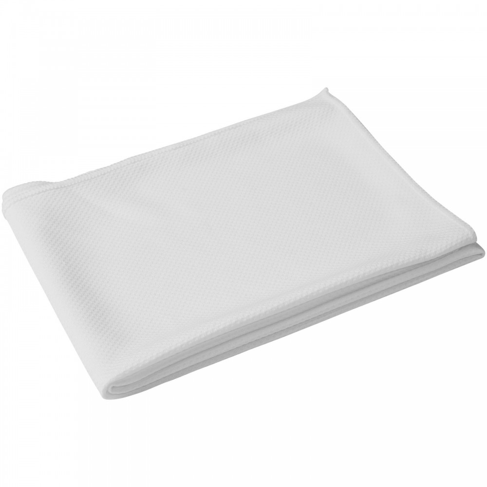 white cooling towel