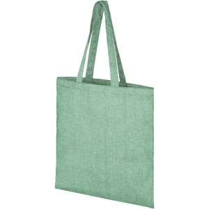 Pheebs 150 g/m2 recycled tote bag 7L, Heather green (cotton bag)