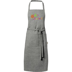 Pheebs 200 g/m2 recycled cotton apron, Heather black (Apron)