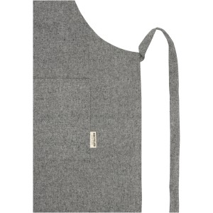 Pheebs 200 g/m2 recycled cotton apron, Heather black (Apron)