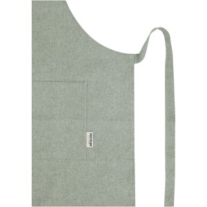 Pheebs 200 g/m2 recycled cotton apron, Heather green (Apron)