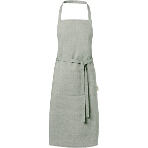 Pheebs 200 g/m2 recycled cotton apron, Heather green (Apron)