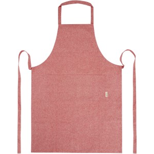 Pheebs 200 g/m2 recycled cotton apron, Heather red (Apron)