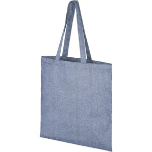 Pheebs 210 g/m2 recycled tote bag, Heather blue