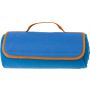 Fleece (150 gr/m2) picnic blanket Danielle, light blue