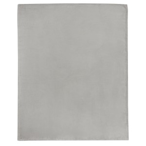 Lily RPET coral fleece blanket, Grey (Blanket)