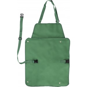 Nylon (600D) apron with barbecue set Christina, green (Picnic, camping, grill)