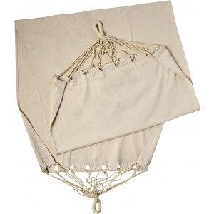 Polyester canvas hammock Ember, khaki (Picnic, camping, grill)
