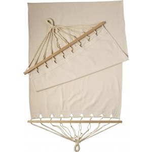 Polyster canvas hammock Tia, khaki (Picnic, camping, grill)