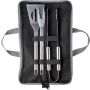 Stainless steel barbecue set Priscilla, silver
