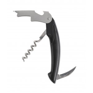 Stainless steel waiter's knife Rosaura, black