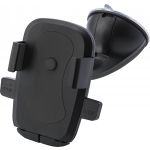 Plastic adjustable mobile phone holder for in a car, black (0969-01)