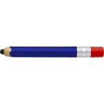 Plastic ballpen in the shape of a pencil., blue (5307-05)