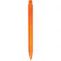 Calypso frosted ballpoint pen, Frosted orange