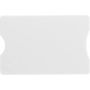 Plastic card holder with RFID protection, white
