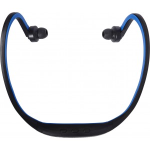 Plastic earphones, cobalt blue (Earphones, headphones)