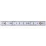 Plastic foldable ruler Leon, white