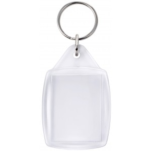 Plastic key holder Leo, neutral (Keychains)