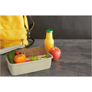 Dovi recycled plastic lunch box, Beige (Plastic kitchen equipments)