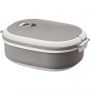 Spiga 750 ml microwave safe lunch box, Grey/White