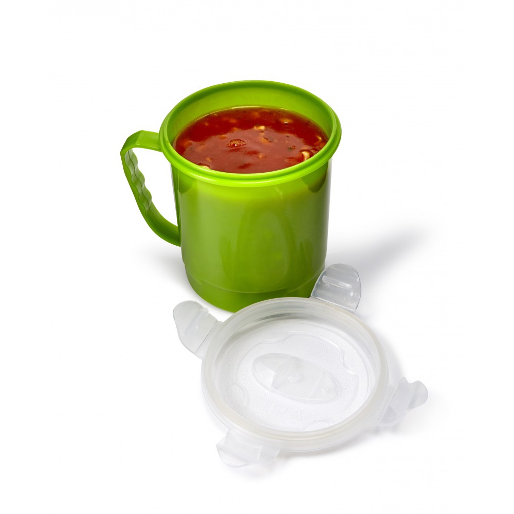 Plastic microwave cup (720ml), light green (Plastic kitchen equipments