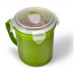 Plastic microwave cup (720ml), light green (7837-29)