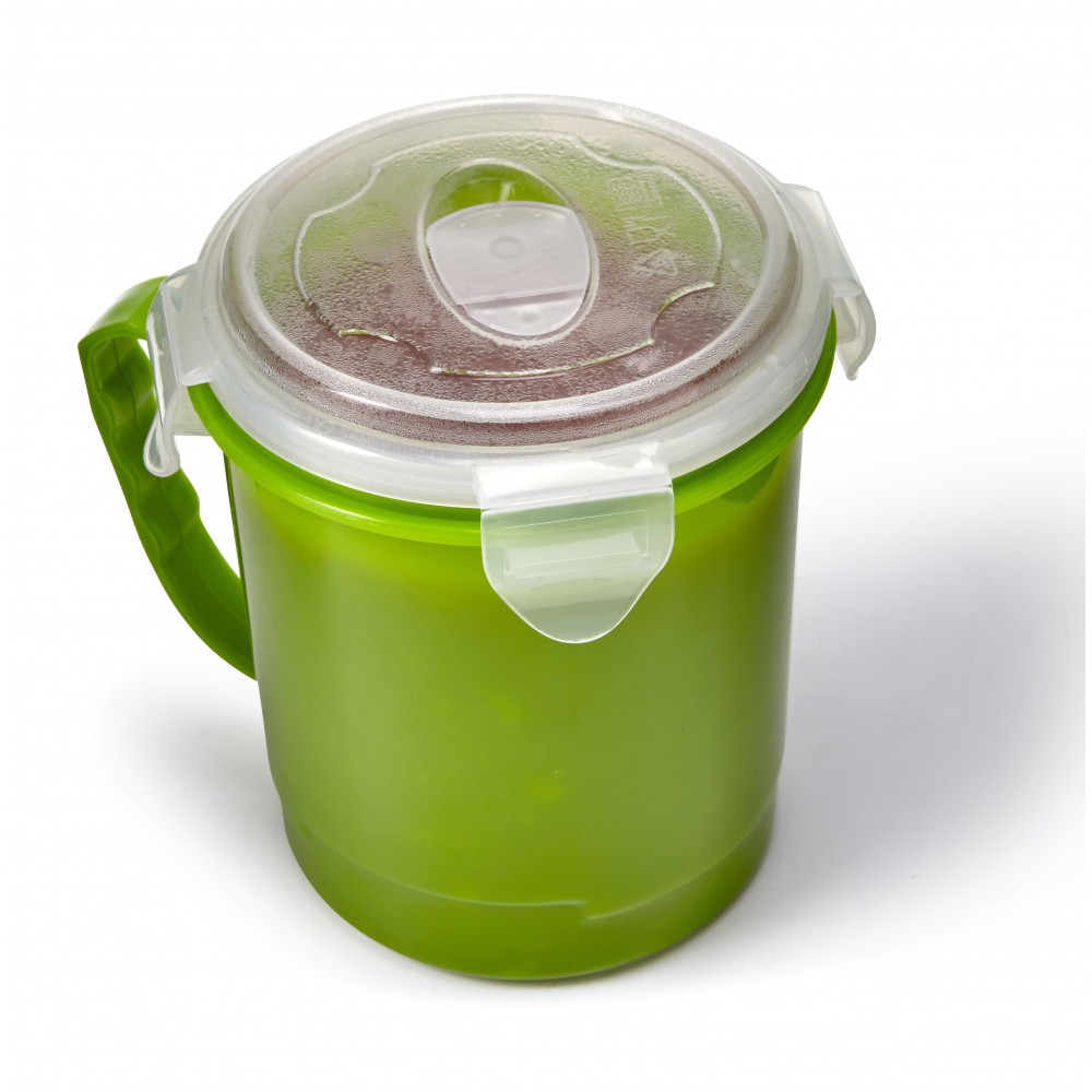 Plastic microwave cup (720ml), light green (Plastic kitchen equipments