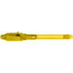 Plastic pen with invisible ink., yellow (7862-06)