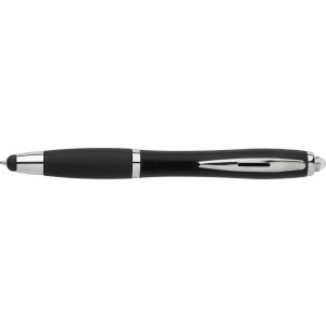 3 in 1 Touch screen pen and stylus., black (Plastic pen)