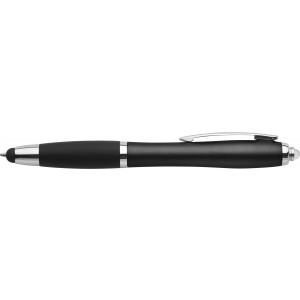 3 in 1 Touch screen pen and stylus., black (Plastic pen)