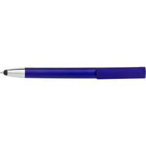 ABS 3-in-1 ballpen Calvin, blue (Plastic pen)