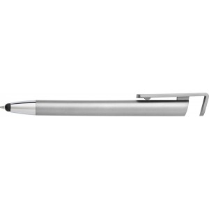 ABS 3-in-1 ballpen Calvin, silver (Plastic pen)