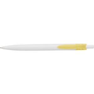 ABS ballpen Betty, yellow (Plastic pen)