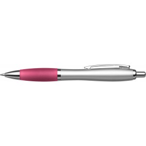 ABS ballpen Cardiff, pink (Plastic pen)