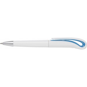 ABS ballpen Ibiza, light blue (Plastic pen)
