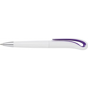 ABS ballpen Ibiza, purple (Plastic pen)