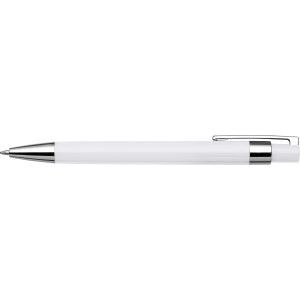 ABS ballpen Jarod, white (Plastic pen)