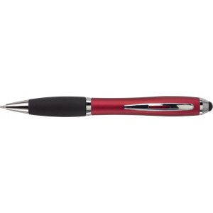 ABS ballpen Lana, red (Multi-colored, multi-functional pen)