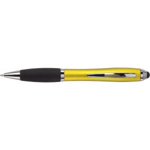 ABS ballpen Lana, yellow (Multi-colored, multi-functional pen)