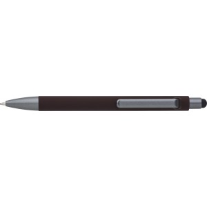 ABS ballpen Louis, brown (Plastic pen)
