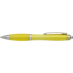ABS ballpen Newport, yellow (Plastic pen)