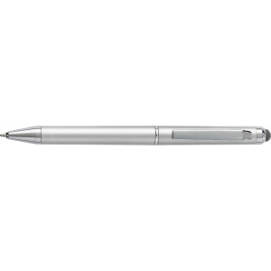 ABS ballpen Ross, silver (Plastic pen)