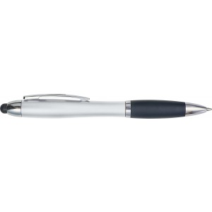 ABS ballpen, silver (Plastic pen)